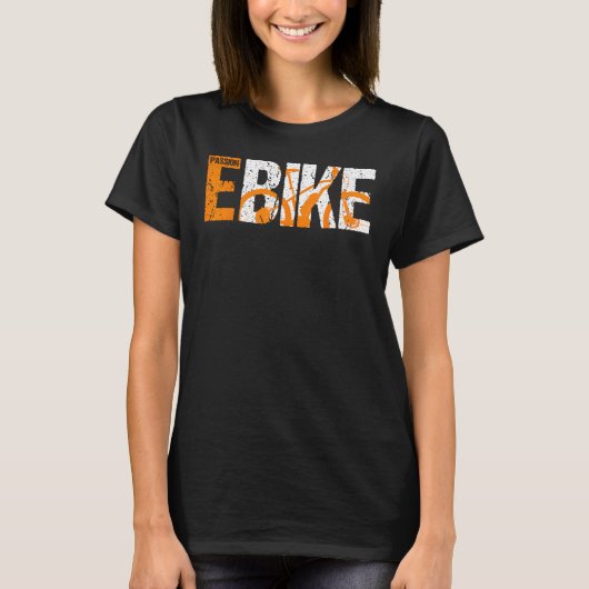 E-Bike Electric Bicycle Pedelec Geschenk T-Shirt (Vorderseite)