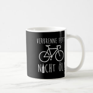 E-Bike-Fahrer Fahrrad-Pendler Umweltschutz Kaffeetasse