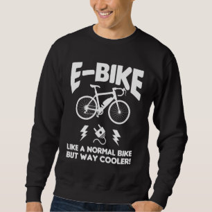 E-Bike-Radfahren Elektrisches Radfahren Sweatshirt