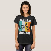 E Bike Squad EBike Team E Biking Retro E Bike T-Shirt (Vorne ganz)