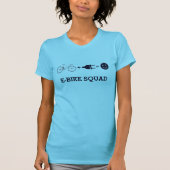 E Bike Squad Electric Bicycle = glücklich T-Shirt (Vorderseite)