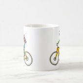 E-Bike-Strichmännchen Kaffeetasse (Mittel)
