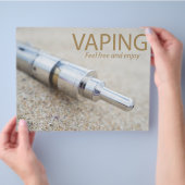E-cig und Dämpfung Flyer (Hand)
