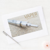 E-cig und Dämpfung Rechteckiger Aufkleber (Umschlag)