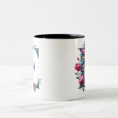 E Coffee Tasse - Blumendesign für Geschenke (Mittel)