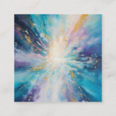 E-Commerce Business Developer Quadratische Visitenkarte (Rückseite)