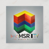 E-Commerce Business Developer Quadratische Visitenkarte (Vorderseite)