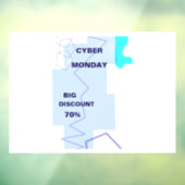 E-commerce Cyber Monday Deal Fensteraufkleber (Blatt 3)