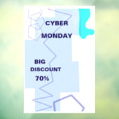 E-commerce Cyber Monday Deal Fensteraufkleber (Blatt 3)