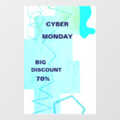 E-commerce Cyber Monday Deal Fensteraufkleber (Blatt)