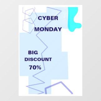 E-commerce Cyber Monday Deal Fensteraufkleber