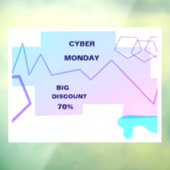 E-commerce Cyber Monday Deal Fensteraufkleber (Blatt 3)