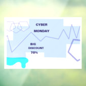 E-commerce Cyber Monday Deal Fensteraufkleber (Blatt 3)