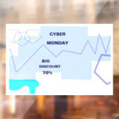 E-commerce Cyber Monday Deal Fensteraufkleber (Blatt 2)