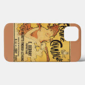 E. Debray Champagne Advertisement Poster Case-Mate iPhone Hülle (Rückseite (Horizontal))