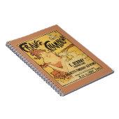 E. Debray Champagne Werbeplakat Notizblock (Rechte Seite)