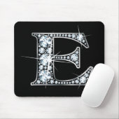"E" Diamond Bling Mousepad (Mit Mouse)