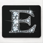 "E" Diamond Bling Mousepad (Vorne)