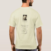 E.E. Cummings - Darf ich sein? T-Shirt (Rückseite)