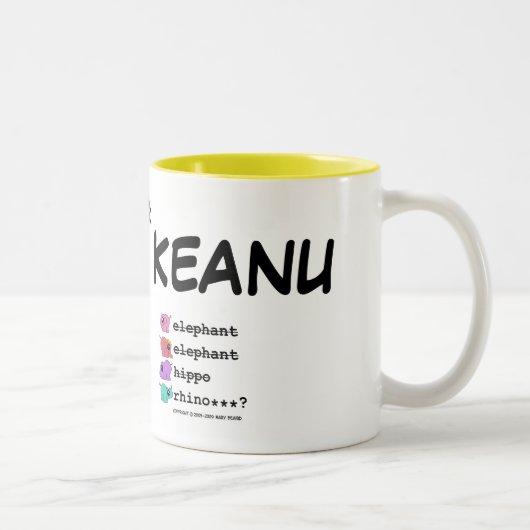 e.e.h.r…? Keanu rechtshändige Tasse (Rechts)
