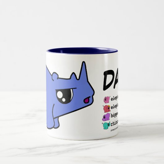 e.e.h.r…? Rechtshändige Tasse Daves (Mittel)