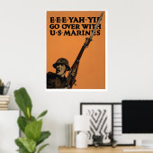E-E-YAH-YIP, U.S. Marines Poster (Heimbüro)