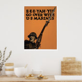 E-E-YAH-YIP, U.S. Marines Poster (Küche)