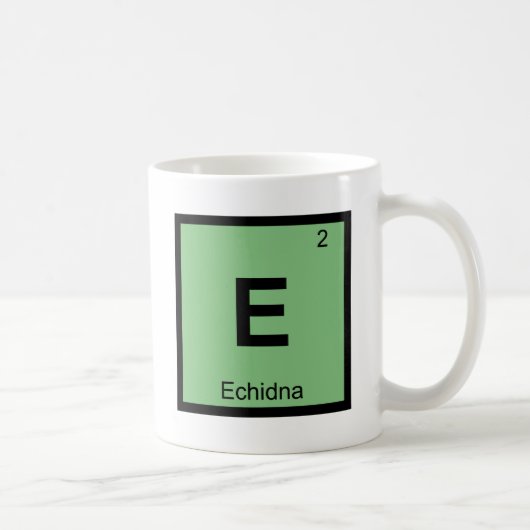 E - Echidna-griechisches Kaffeetasse (Rechts)