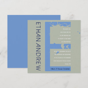 E Einladung zur ersten Sammlung Bar Bat Mitzvah