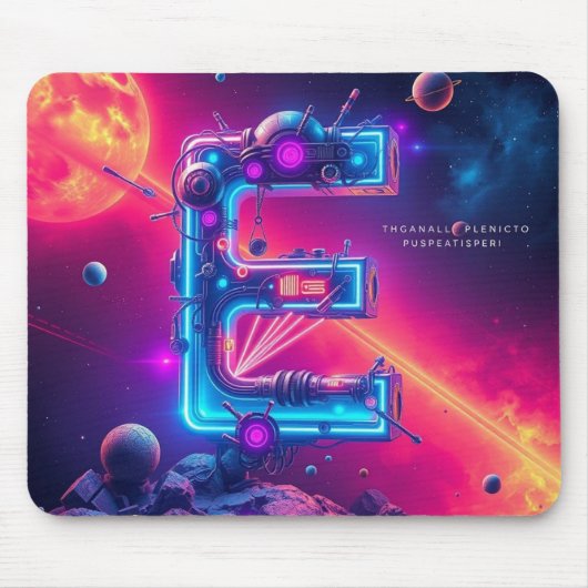 „E – Energie, Entwicklung, Ausdruck“ Mousepad (Vorne)