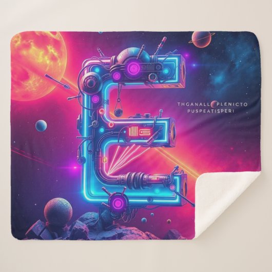 „E – Energie, Entwicklung, Ausdruck“ Sherpadecke (Vorderseite (Horizontal))