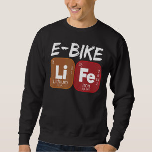 E Fahrräder Lebensdauer Periodische Power Elektrof Sweatshirt