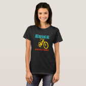 E Fahrradlächeln anstelle der Verkleidung für Elek T-Shirt (Vorne ganz)