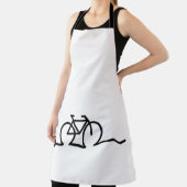 E fiets oplaadpunt lader symbool. Acculader Schürze (InSitu)