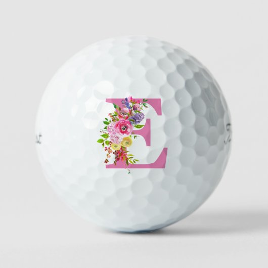 E Floral Golfball (Vorderseite)