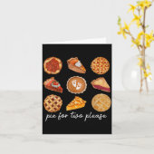 E For Two Please Thanksgiving Fall Pregnancy Annou Karte (Gelbe Blume)