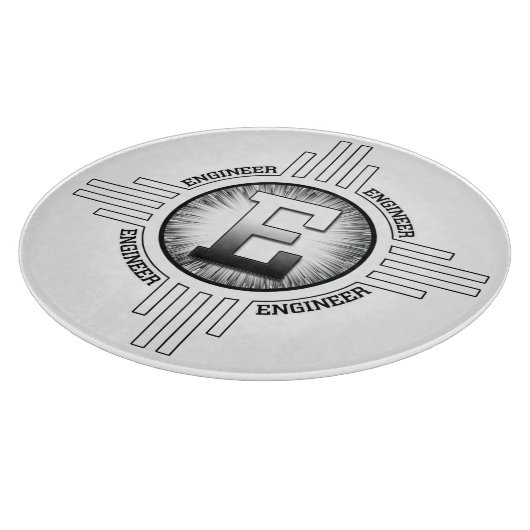 E FÜR ENGINEER SCHNEIDEBRETT (Ecke)