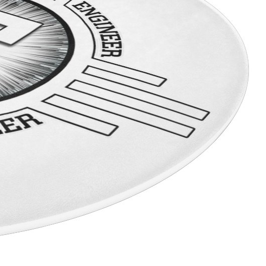 E FÜR ENGINEER SCHNEIDEBRETT (Ecke)