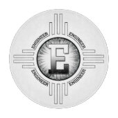 E FÜR ENGINEER SCHNEIDEBRETT (Vorderseite)