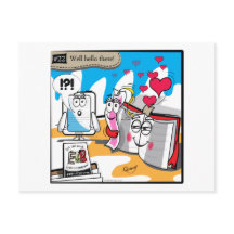 E gegen B - Nr.22 "Na ja, hallo da" Postkarte