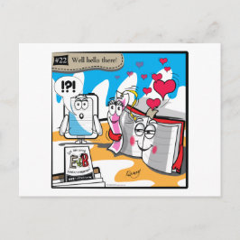 E gegen B - Nr.22 "Na ja, hallo da" Postkarte