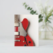 E-Gitarre 12 Postkarte (Stehend Vorderseite)