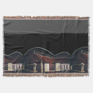 E-Gitarre auf Schwarz Decke