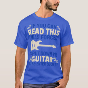 E-Gitarre Band-Musiker EGitarre Rock-Gitarrist T-Shirt