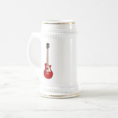 E-Gitarre Bierglas (Vorderseite Links)