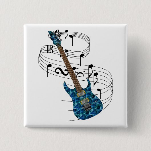 E-Gitarre Button (Vorderseite)