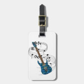 E-Gitarre Gepäckanhänger (Vorderseite vertikal)