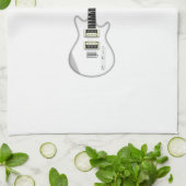 E-Gitarre Geschirrtuch (Gefaltet)
