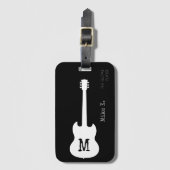 E-Gitarre-/Gitarrenreise Gepäckanhänger (Vorderseite Vertikal)