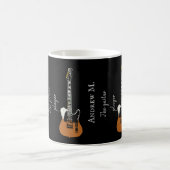 E-Gitarre / Gitarrist Coffee Tasse (Mittel)